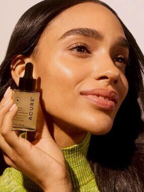 NEW! Acure Brightening 2% Vitamin C & Ferulic Acid Serum, Anti Aging, Vegan 1 fl